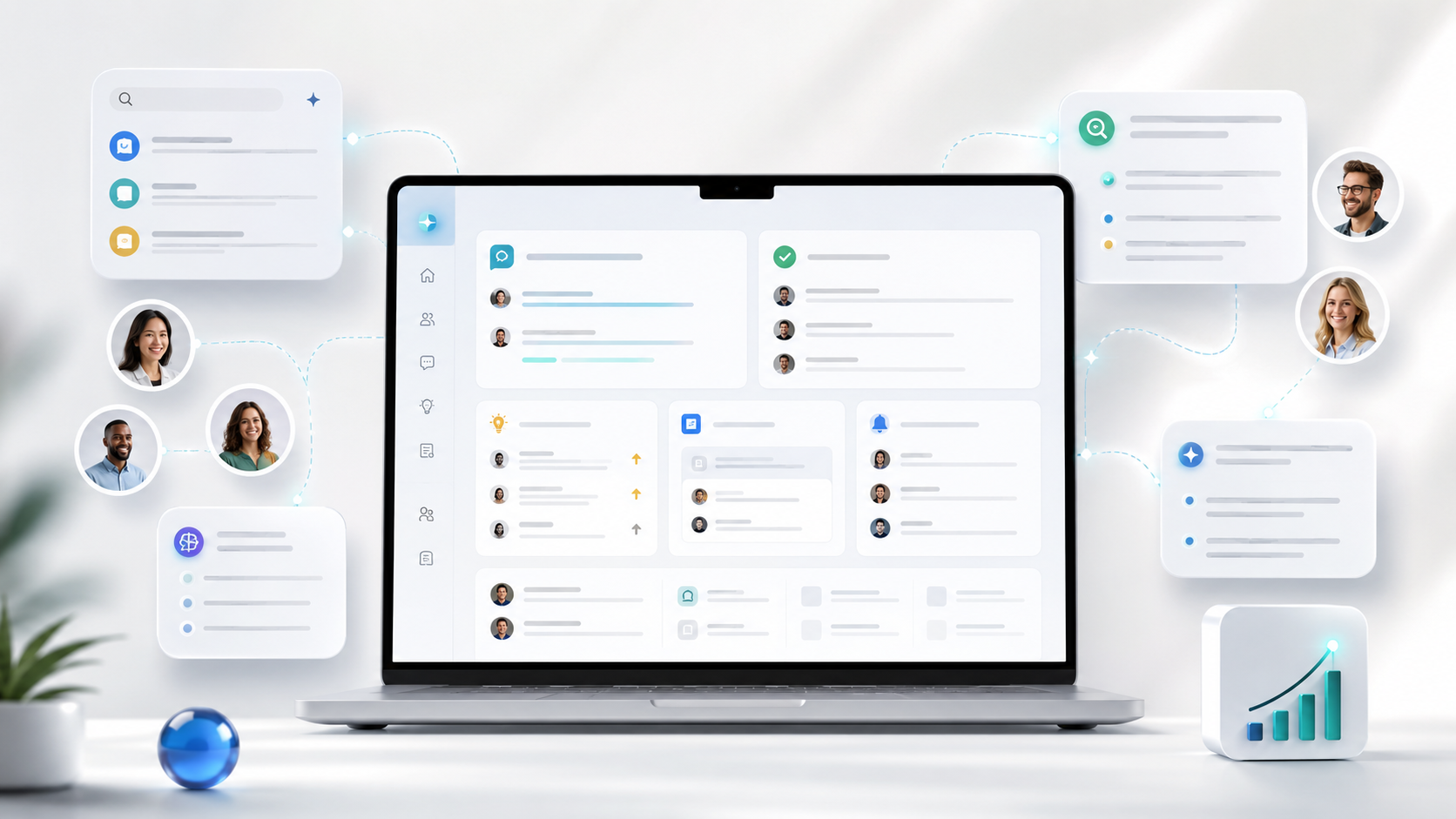 B2B SaaS community platform dashboard