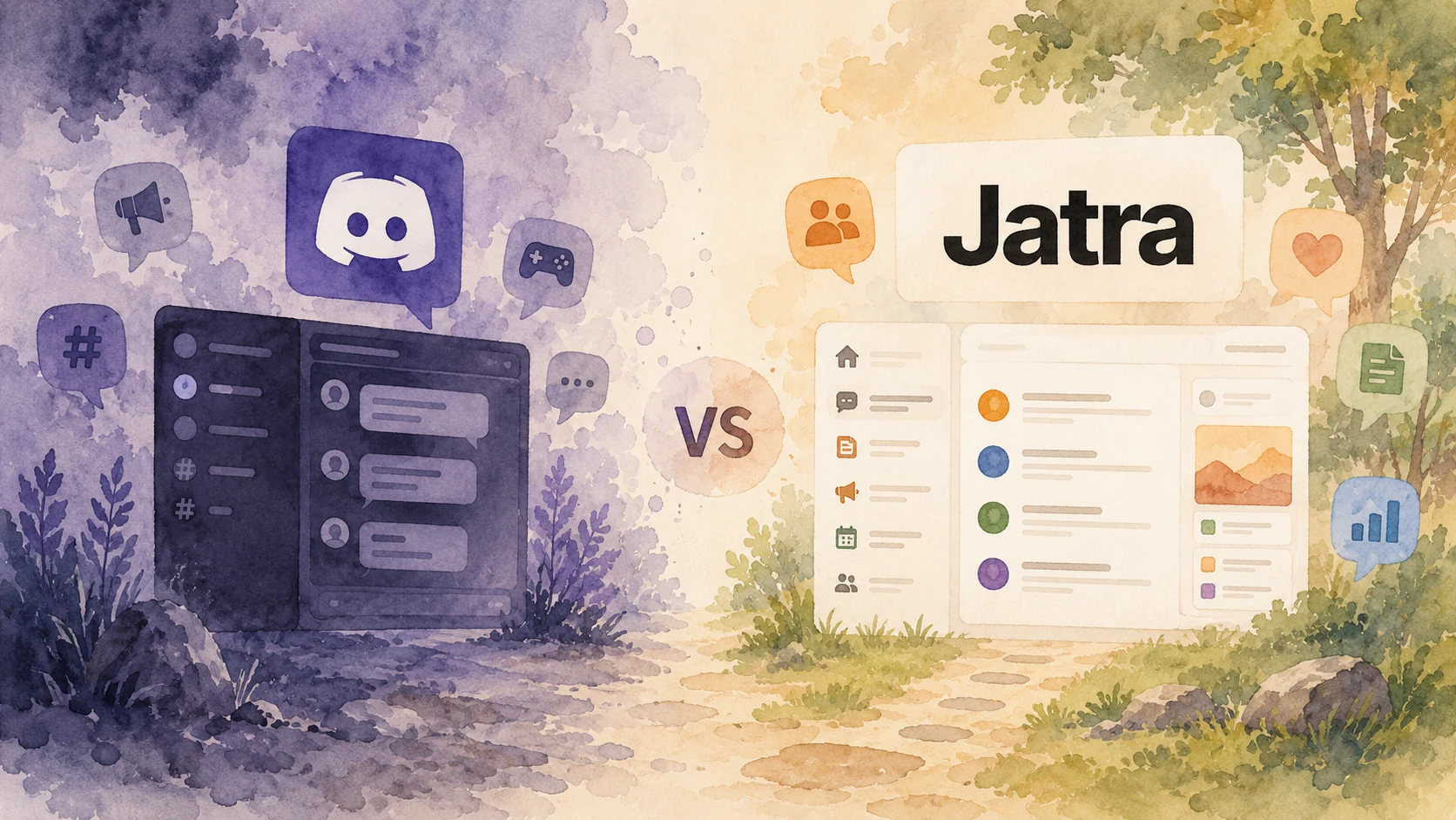 Discord vs Jatra community platform comparison